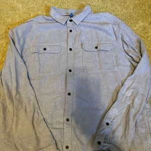 Divided H&M lightweight button dress shirt XL office wear